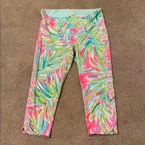 Lilly Pulitzer luxletic cropped capris